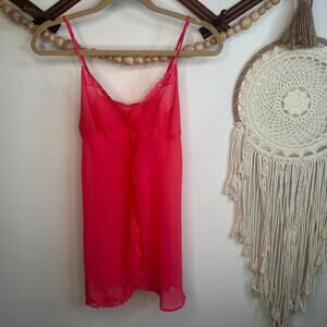 Victoria's Secret Pink Sheer Lingerie Dress